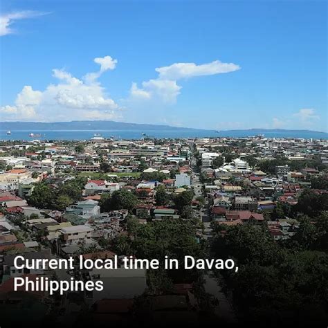 davao city time|Current local time in Davao City, Philippines .